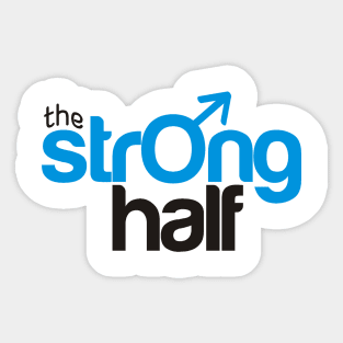 The strong half Sticker